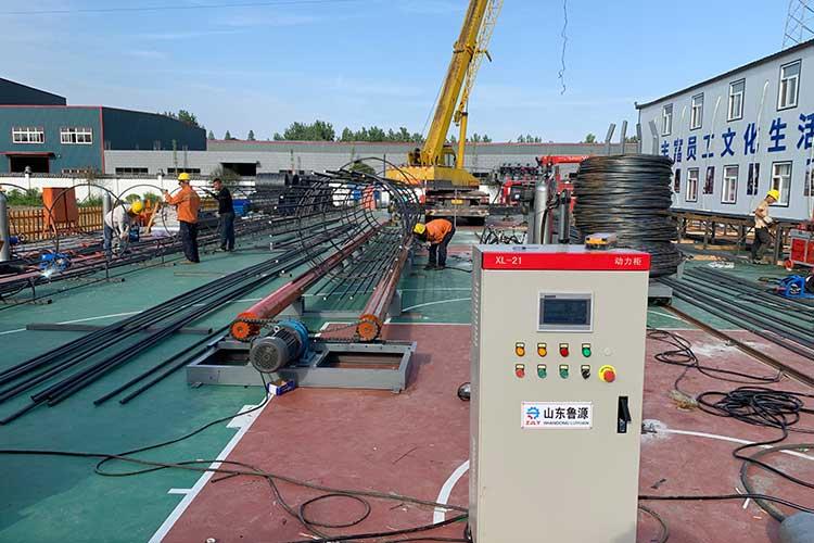 钢筋笼绕丝机功率低总功率不到15KW，同步工作不到5KW，节能而且不影响总电容的配比